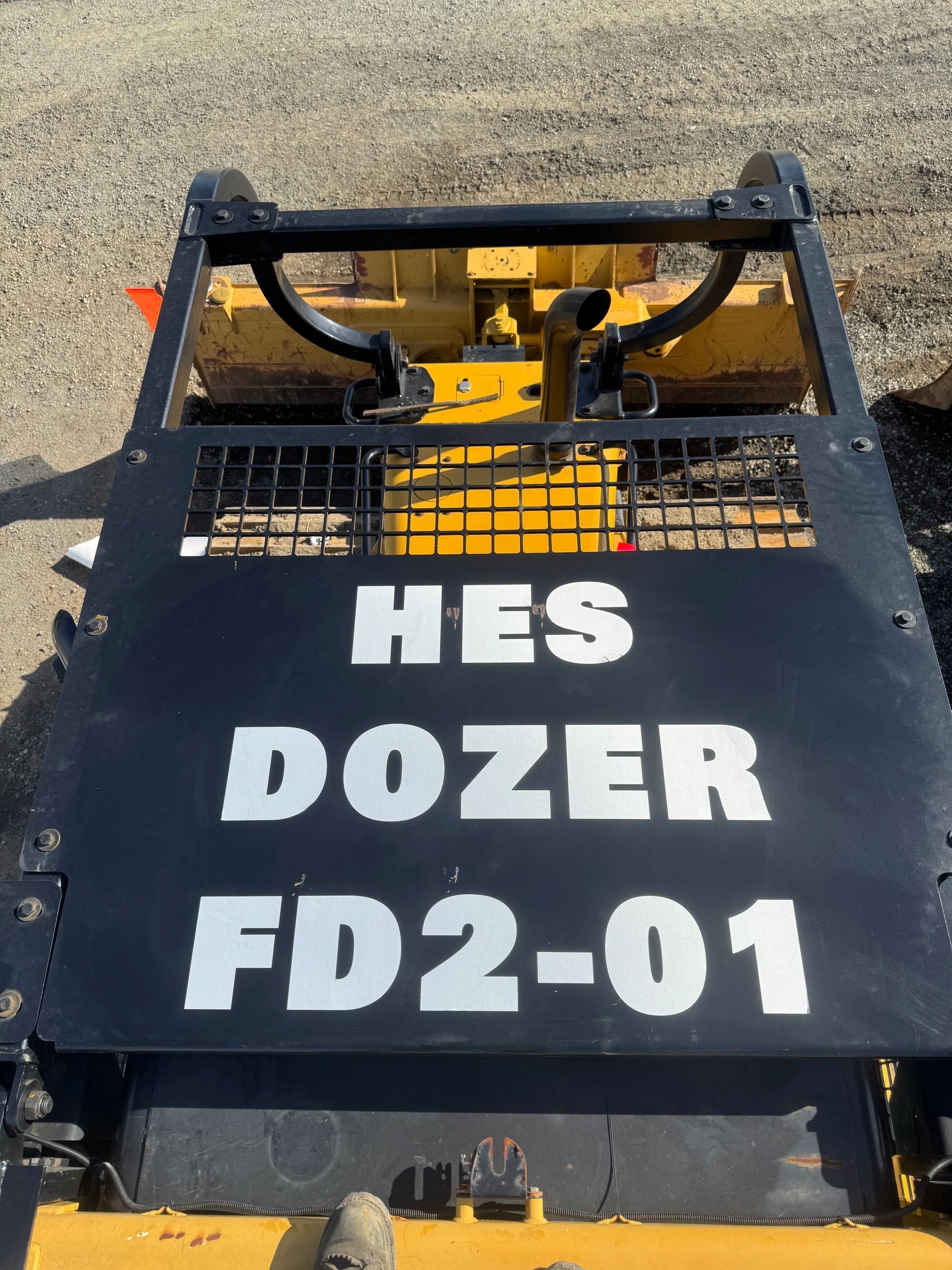 Adding the lettering to the top of the sweeps for identification by aircraft